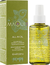 Парфумерія, косметика Двофазна веганська олія для блиску волосся - Echosline Maqui 3 Brightening Bi-Phase Vegan Oil