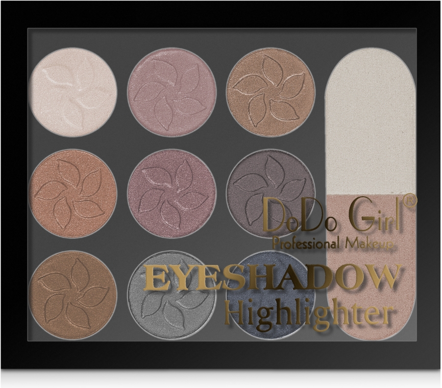 Тени для век и хайлайтер - DoDo Girl Eyeshadow Highlighter — фото N2