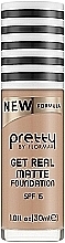 Pretty By Flormar Get Real Matte Foundation * - Pretty By Flormar Get Real Matte Foundation — фото N1