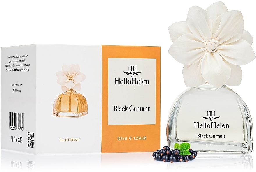 Аромадифузор "Чорна смородина" - HelloHelen Diffuser Black Currant — фото N1