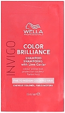 Шампунь для фарбованого волосся - Wella Professionals Invigo Color Brilliance Color Shampoo (саше) — фото N1