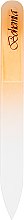 Духи, Парфюмерия, косметика Пилочка стеклянная для ногтей 08-1052, 105 мм, оранжевая - SPL