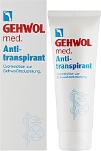 Крем-лосьйон антиперспірант - Gehwol Med Anti-transpirant  — фото N2