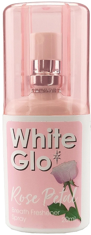 Спрей для ротової порожнини - White Glo Rose Petal Freshener Spray — фото N1