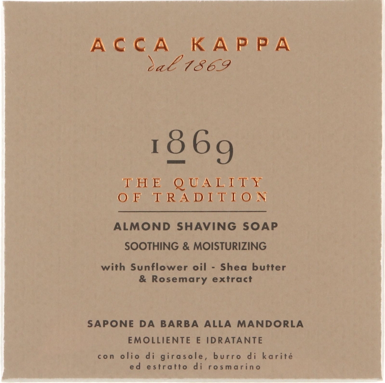 Мыло для бритья, запасной блок - Acca Kappa 1869 Soap — фото N1