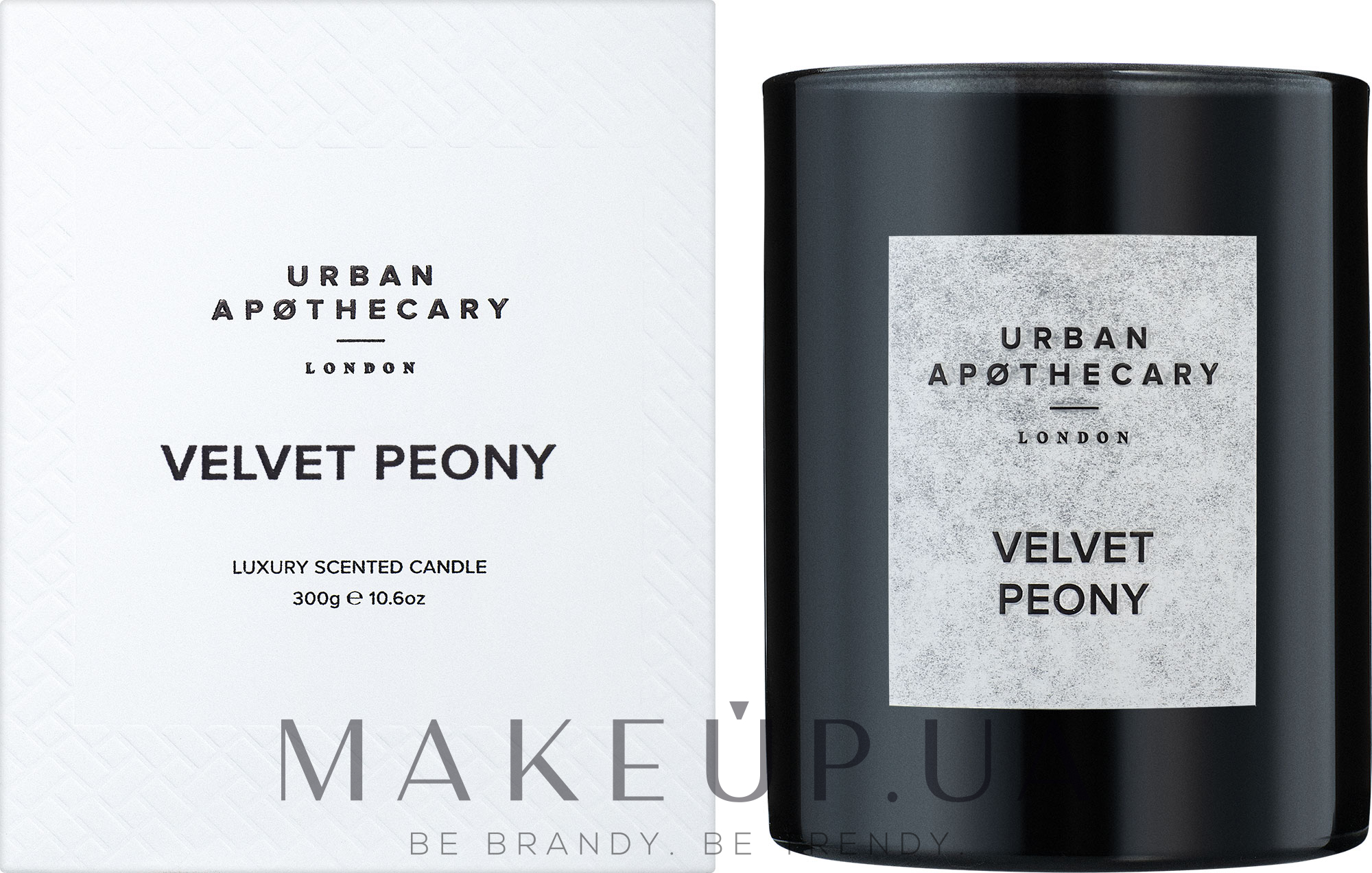 Urban Apothecary Velvet Peony - Ароматична свічка — фото 300g