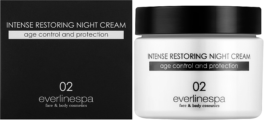 Зволожувальний нічний крем для атонічної шкіри обличчя - Everline Intense Restoring Night Cream — фото N2