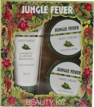 Парфумерія, косметика РАСПРОДАЖА Подарочный набор - Mades Cosmetics Jungle Fever Beauty Kit (sh/gel/100ml + b/cr/50ml + h/cr/50ml)*