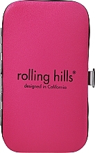 Маникюрный набор, 8 предметов, розовый - Rolling Hills Manicure Set  — фото N3