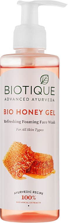 Освіжальна пінка для вмивання - Biotique Bio Honey Gel — фото N1