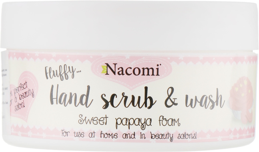 Скраб для рук с ароматом папайи - Nacomi Sweet Papaya Hand Scrub & Wash