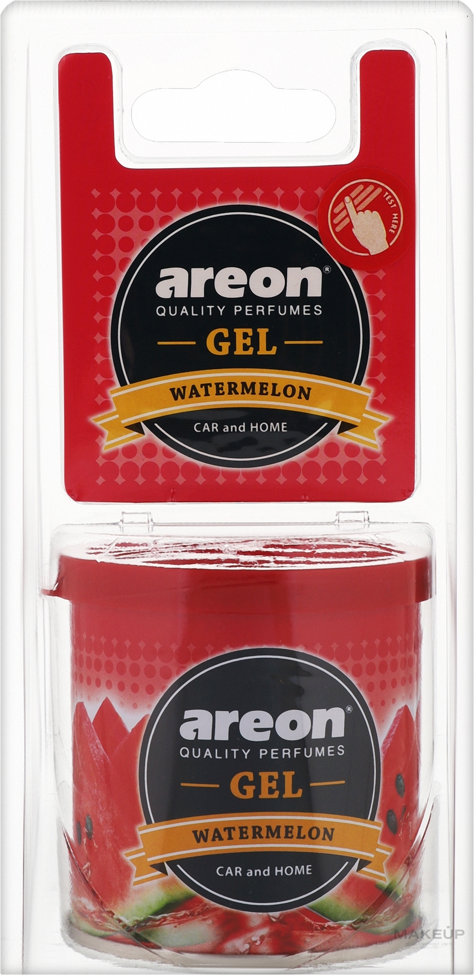 Ароматизований гель для повітря "Кавун" - Areon Gel Can Blister Watermelon — фото 80g