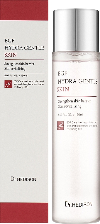 Антивозрастной тонер для лица - Dr.Hedison EGF Hydra Gentle Skin — фото N2