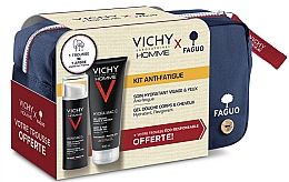 Духи, Парфюмерия, косметика Набор - Vichy Homme Anti-Fatigue Kit (sh/gel/200ml + cr/50ml + bag)