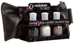 Парфумерія, косметика Набір лаків - Orly Holiday Soiree Little Black Bag Set (nail/3х18ml + bag)