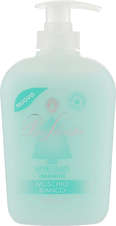 Жидкое мыло с экстрактом белого мускуса для рук - Pino Silvestre Sapone Liquido Muschio Bianco — фото N1