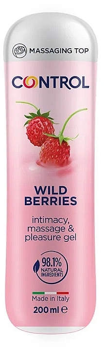 Масажний гель "Дикі ягоди" - Control Hydrating Massage Gel 3In1 Wild Berries — фото N1