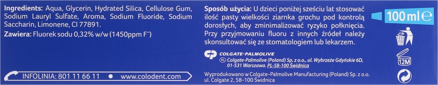 Відбілювальна зубна паста - Colodent — фото N2