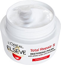 Восстанавливающая маска для поврежденных волос с кератином XS - L'Oreal Paris Elseve "Полное восстановление 5" — фото N3