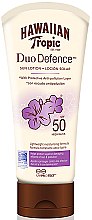 Сонцезахисний лосьйон для тіла - Hawaiian Tropic Duo Defence Sun Lotion SPF50 — фото N1