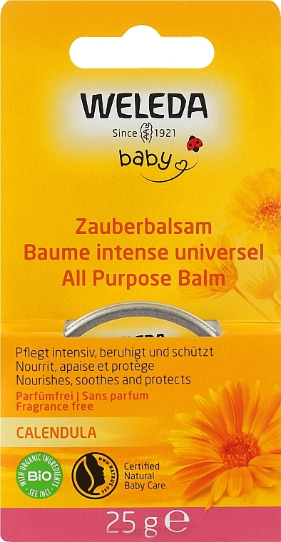 Универсальный бальзам для детей "Календула" - Weleda Baby Calendula All Purpose Balm — фото N2