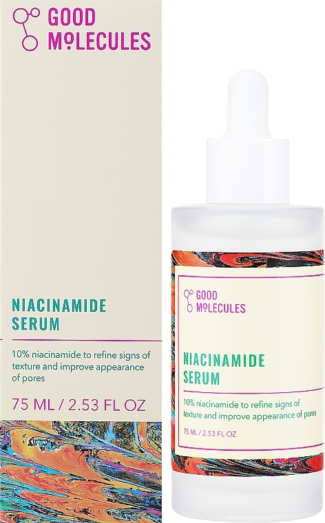 Розгладжувальна сироватка для обличчя з ніацинамідом - Good Molecules Niacinamide Serum — фото N1