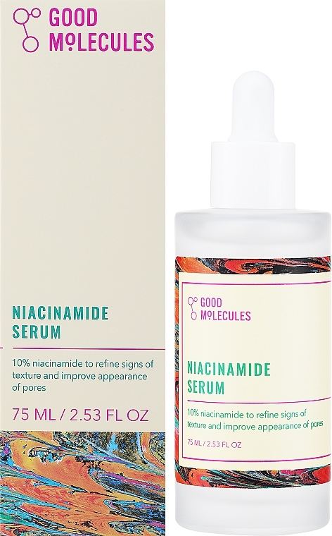 Разглаживающая cыворотка для лица с ниацинамидом - Good Molecules Niacinamide Serum — фото N1