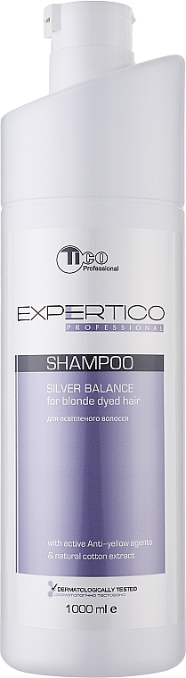Шампунь для освітленого волосся - Tico Professional Expertico Silver Balance Shampoo — фото N3