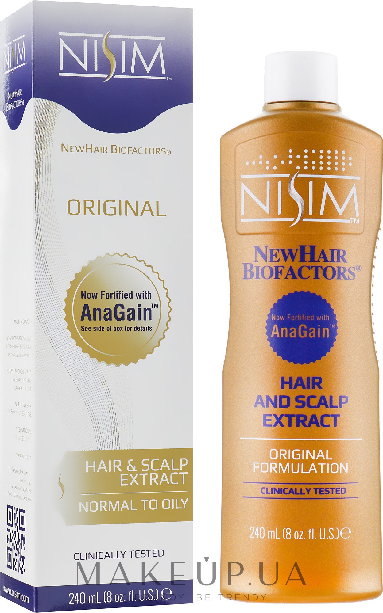 Экстракт-лосьон для волос и кожи головы - Nisim NewHair Biofactors Hair Scalp Extract Original AnaGain — фото 240ml