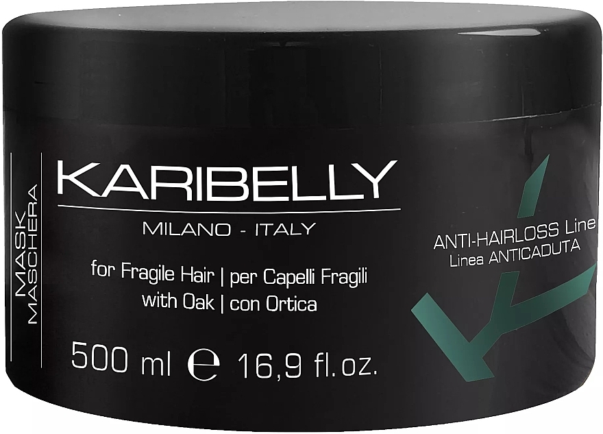 Маска проти випадіння волосся з арнікою та кропивою - Karibelly Anti-Hairloss Mask — фото N1