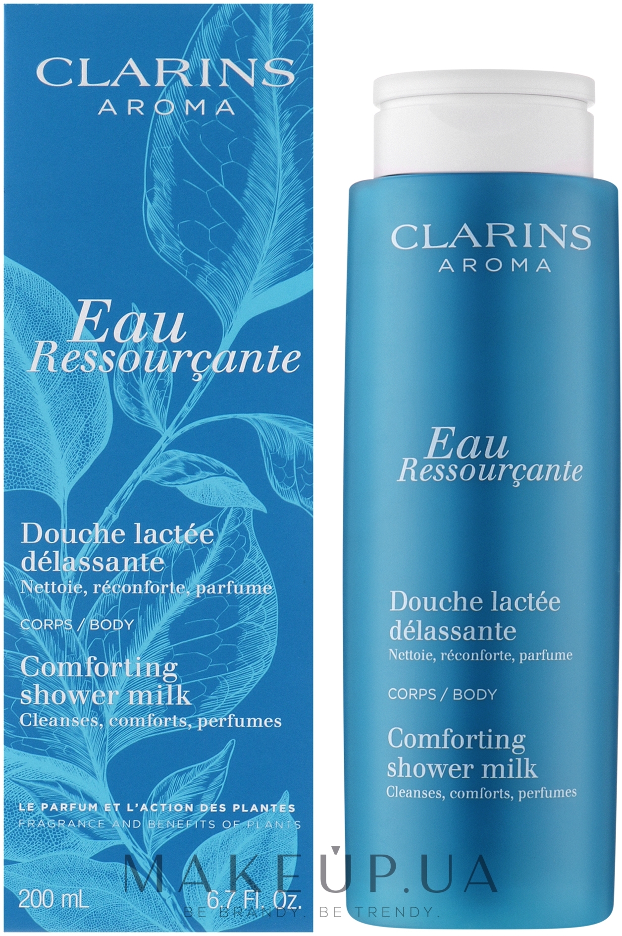 Clarins Aroma Eau Ressourcante - Увлажняющее молочко для душа — фото 200ml