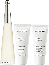 Духи, Парфюмерия, косметика Issey Miyake Leau Dissey - Набор (edt/50 ml + sh/cr/50 ml + b/lot/50 ml)