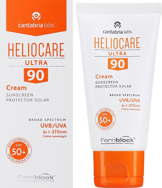 Сонцезахисний крем ультра SPF 50 для обличчя й тіла - Cantabria Labs Heliocare Ultra Cream SPF 50 — фото N1