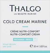 Крем для обличчя "Живлення-комфорт" - Thalgo Cold Cream Marine Nutri-Comfort Cream (змінний блок) — фото N2