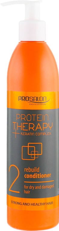 Відновлівальний кондиціонер для волосся - Prosalon Protein Therapy + Keratin Complex Rebuild Conditioner