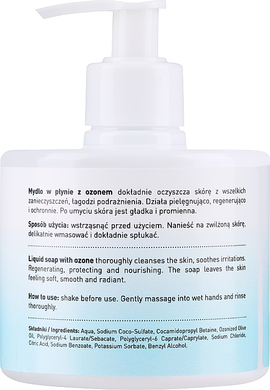 Антибактериальное жидкое мыло с озоном - Scandia Cosmetics Ozo Liquid Soap With Ozone — фото N2