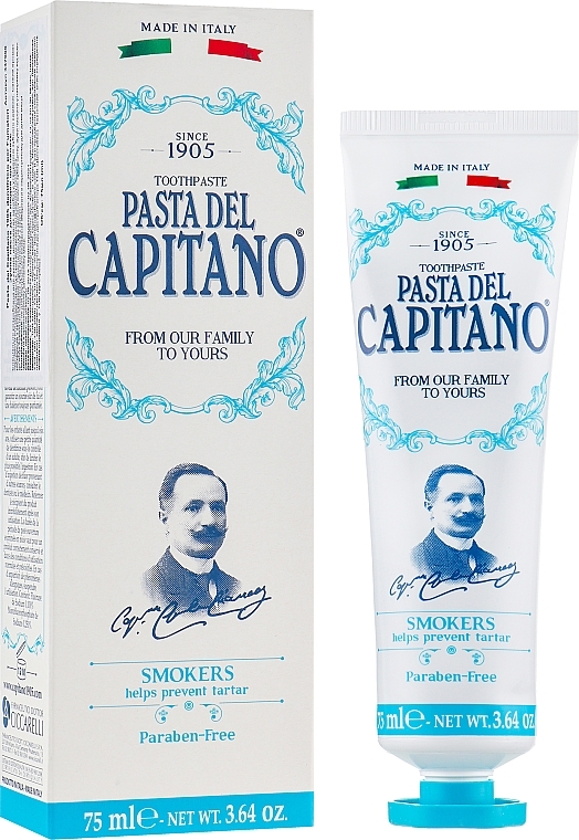 УЦІНКА Зубна паста для курців - Pasta Del Capitano Smokers Toothpaste * — фото N1