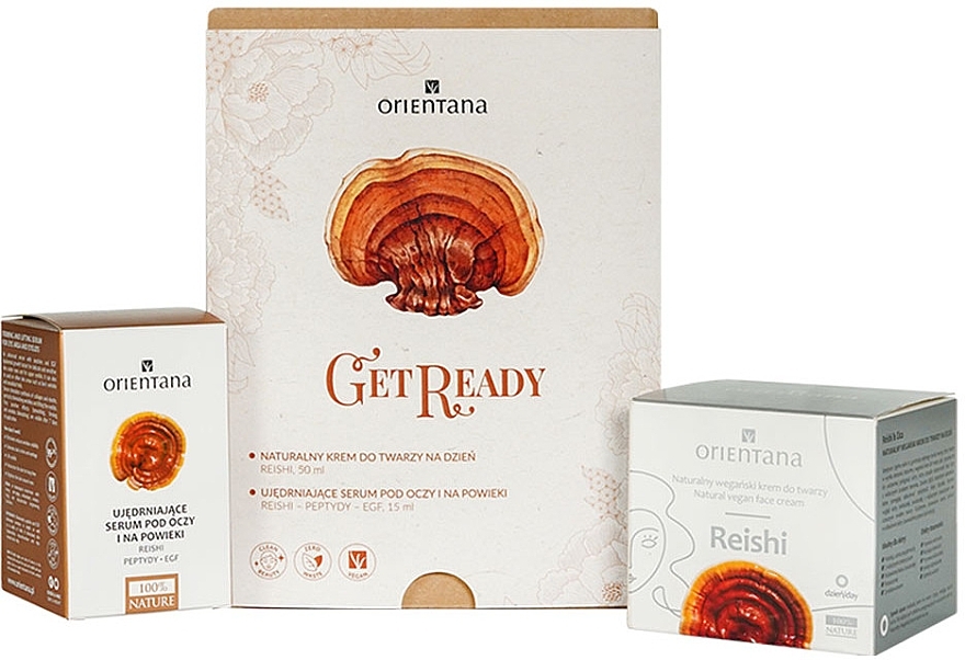 Набор - Orientana Get Ready (f/cr/50ml + eye/ser/15ml) — фото N1