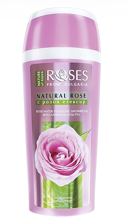 Витализирующий гель для душа - Nature of Agiva Roses Vitalizing Shower Gel — фото N1