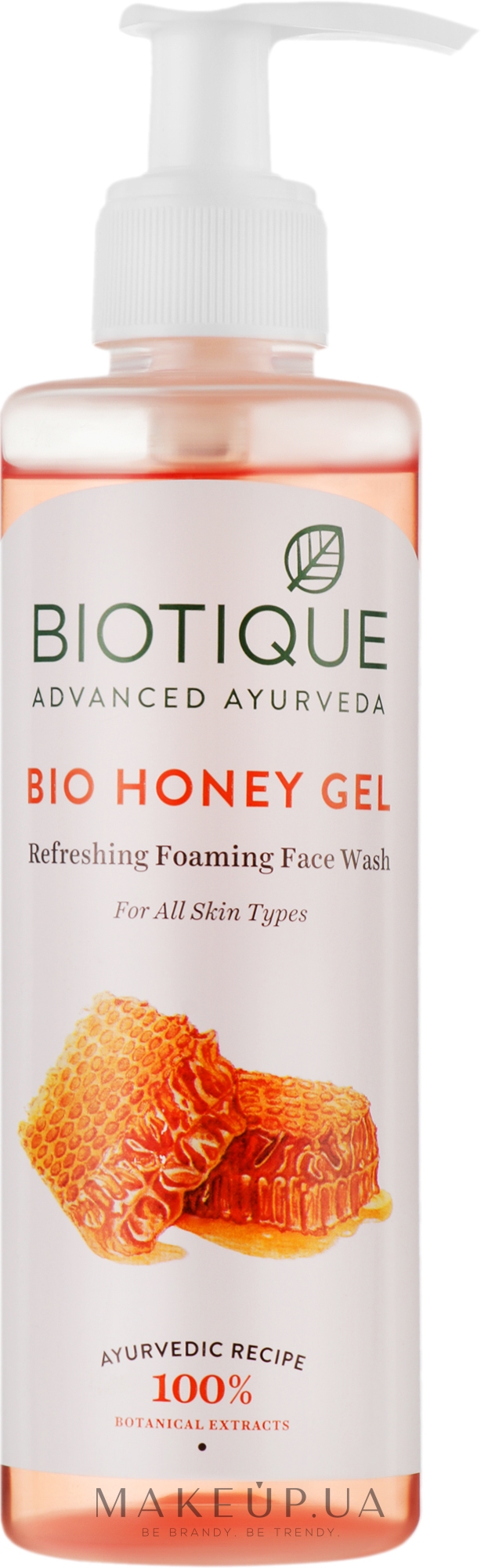 Освіжальна пінка для вмивання - Biotique Bio Honey Gel — фото 200ml