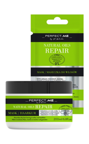 Восстанавливающая маска для волос - Perfect.Me Natural Oils Repair Mask