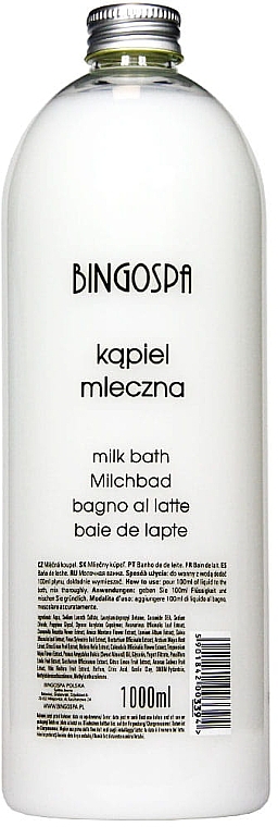 Пена для ванн молочная - BingoSpa Milk Bath — фото N1