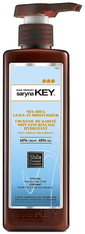 Крем для укладання волосся - Saryna Key Mixed Shea Leave-in Moisturizer — фото N1