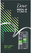 Набор - Dove Men + Care Self Care + Gift Set Extra Fresh (deo/150ml + sh/gel/400ml) — фото N1