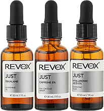Набір сироваток для повсякденного догляду за шкірою обличчя - Revox B77 Just Daily Routine Set (ser/30ml + eye/ser/30ml + oil/30ml) — фото N2