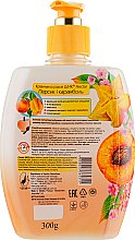 Гель-мило рідке "Персик і карамболь", у полімерній пляшці - Шик Nectar — фото N2