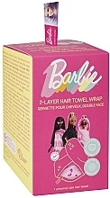 Двухстороннее атласное полотенце для волос "Барби", розовая пантера - Glov Double-Sided Satin Hair Towel Wrap Barbie Pink Panther — фото N2