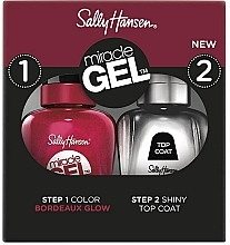 Духи, Парфюмерия, косметика Набор для ногтей - Sally Hansen Miracle Gel Duo 940 (n/polish/14.7ml + top/14.7ml)