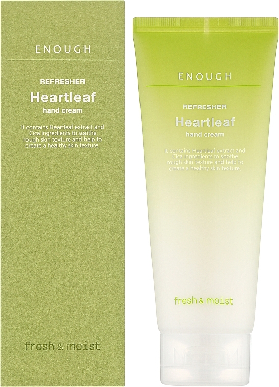 Крем для рук с экстрактом центеллы - Enough Refresher Heartleaf Hand Cream — фото N2