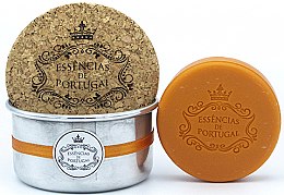 Парфумерія, косметика Натуральне мило - Essencias de Portugal Aluminium Jewel-Keeper With Cork Lid Orange